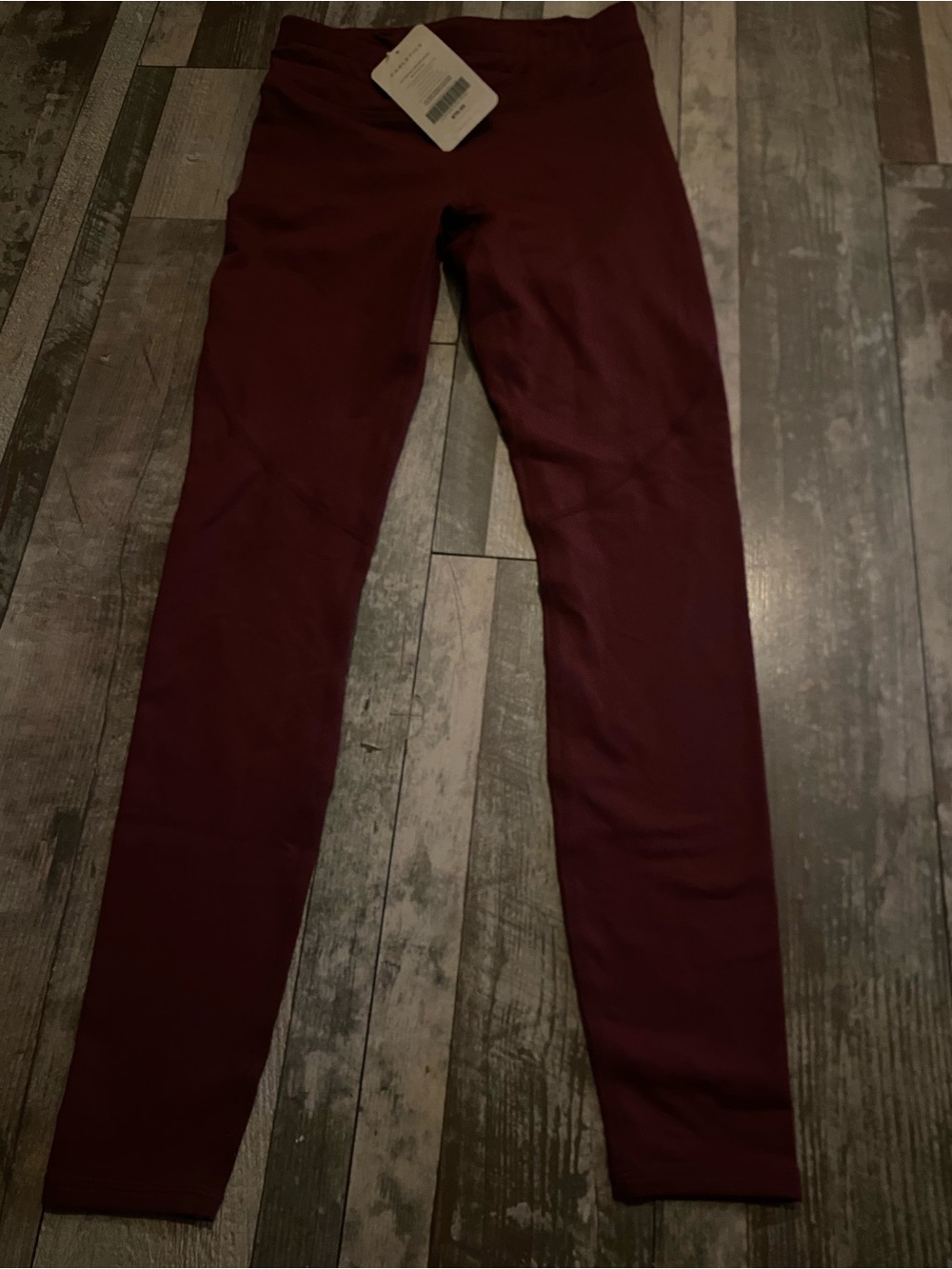 Fabletics Burgundy High-Rise Leggings